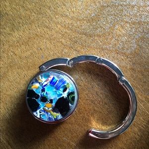 Murano Glass Handbag Holder Purse